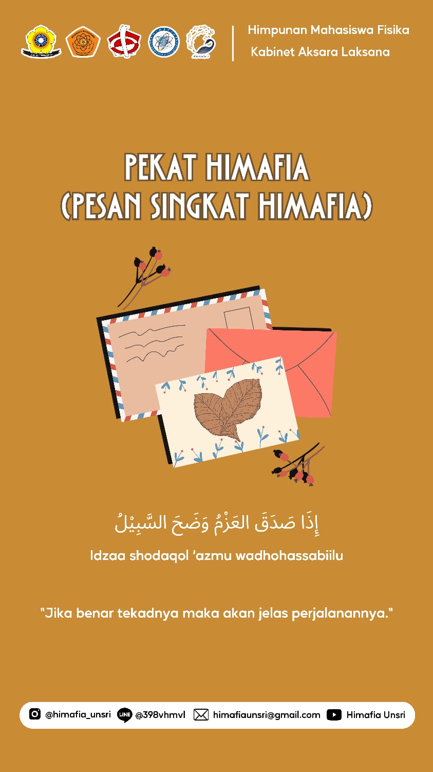 PESAN SINGKAT (PEKAT HIMAFIA)